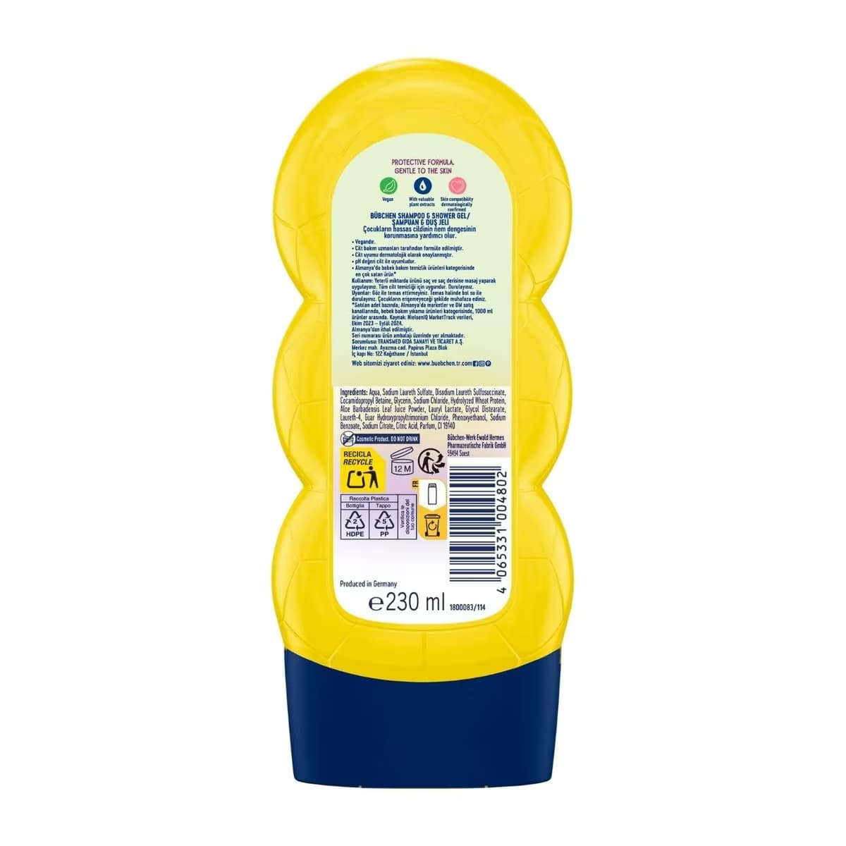 Bübchen Çocuk Şampuan & Duş Jeli Pikachu 230 ml 2