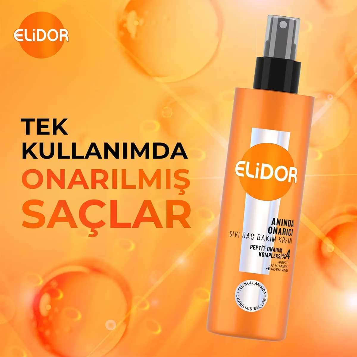 Elidor Saç Kremi Onarıcı Bakım 200 ml 3