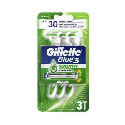 Gillette Tıraş Bıçağı Blue 3 Sensitive 3'lü