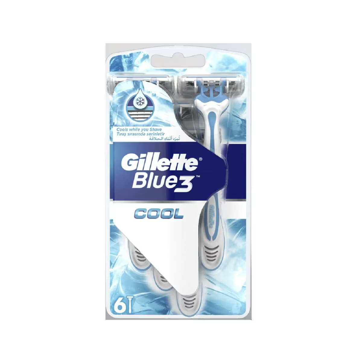 Gillette Tıraş Bıçağı Blue 3 Cool 6'lı