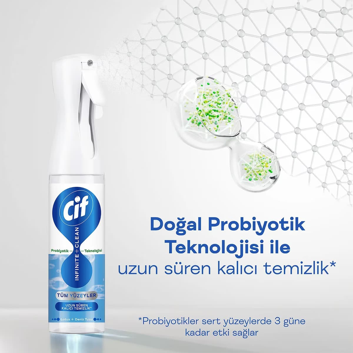 Cif Infinite Clean Lotus Yedek Şişe 280ml 3