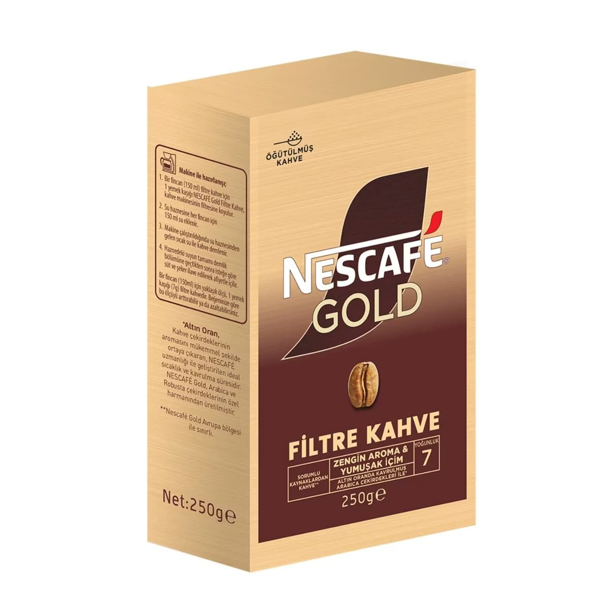 Nescafe Gold Filtre Kahve 250 gr 2