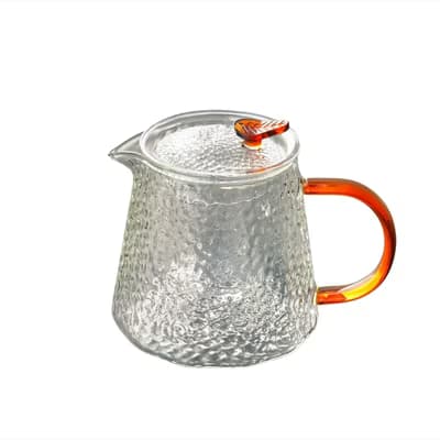 Tohana Cam Süzgeçli Demlik Amber 500 ml