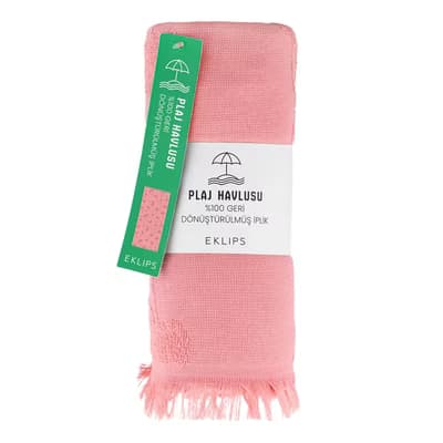 Eklips Plaj Havlusu Kiraz Pembe - Gratis