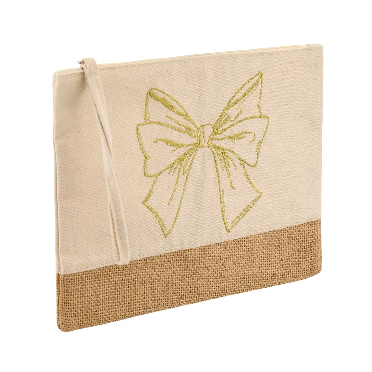 Eklips Kurdele Desenli Clutch Çanta - Gratis 2