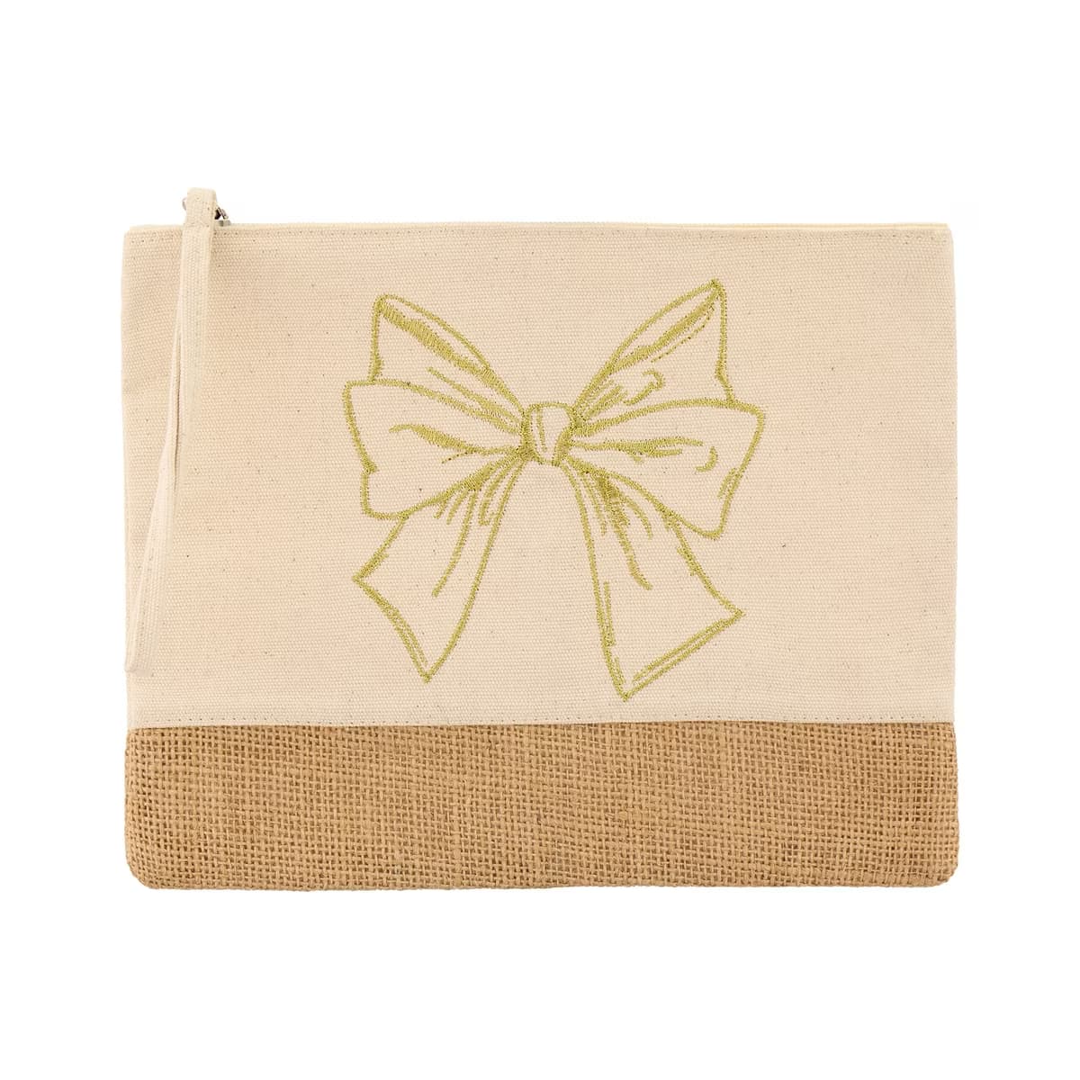 Eklips Kurdele Desenli Clutch Çanta - Gratis