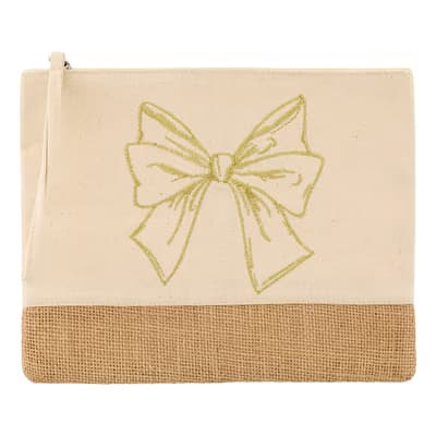 Eklips Kurdele Desenli Clutch Çanta - Gratis