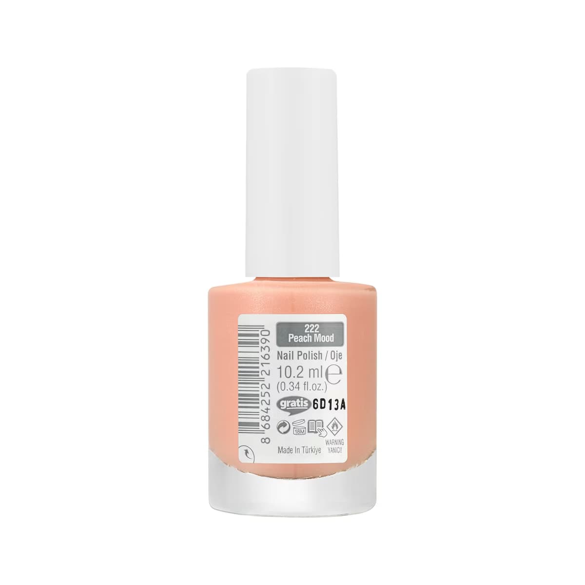 Beaulis Aura Oje 222 Peach Mood - Gratis 2