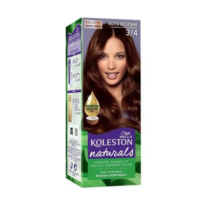 Koleston Naturals Saç Boyası 3/4 Koyu Kestane