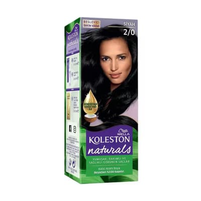 Koleston Naturals Saç Boyası 2/0 Siyah