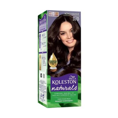 Koleston Naturals Saç Boyası 3/0 Koyu Kahve