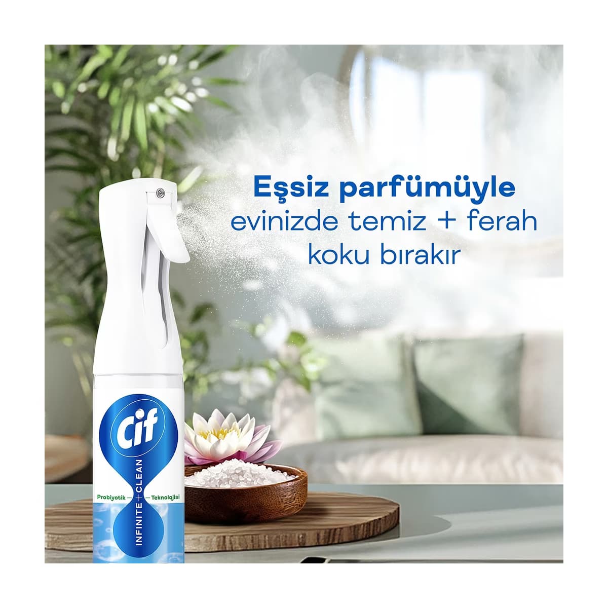 Cif Infinite Clean Sprey Lotus 280 ml 3