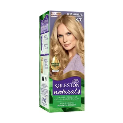 Koleston Naturals Saç Boyası 8/0 Açık Kumral