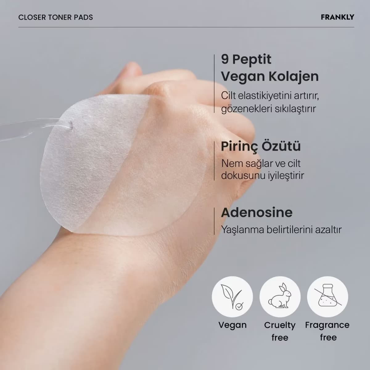 Frankly Closer Toner Pad 70'li 5