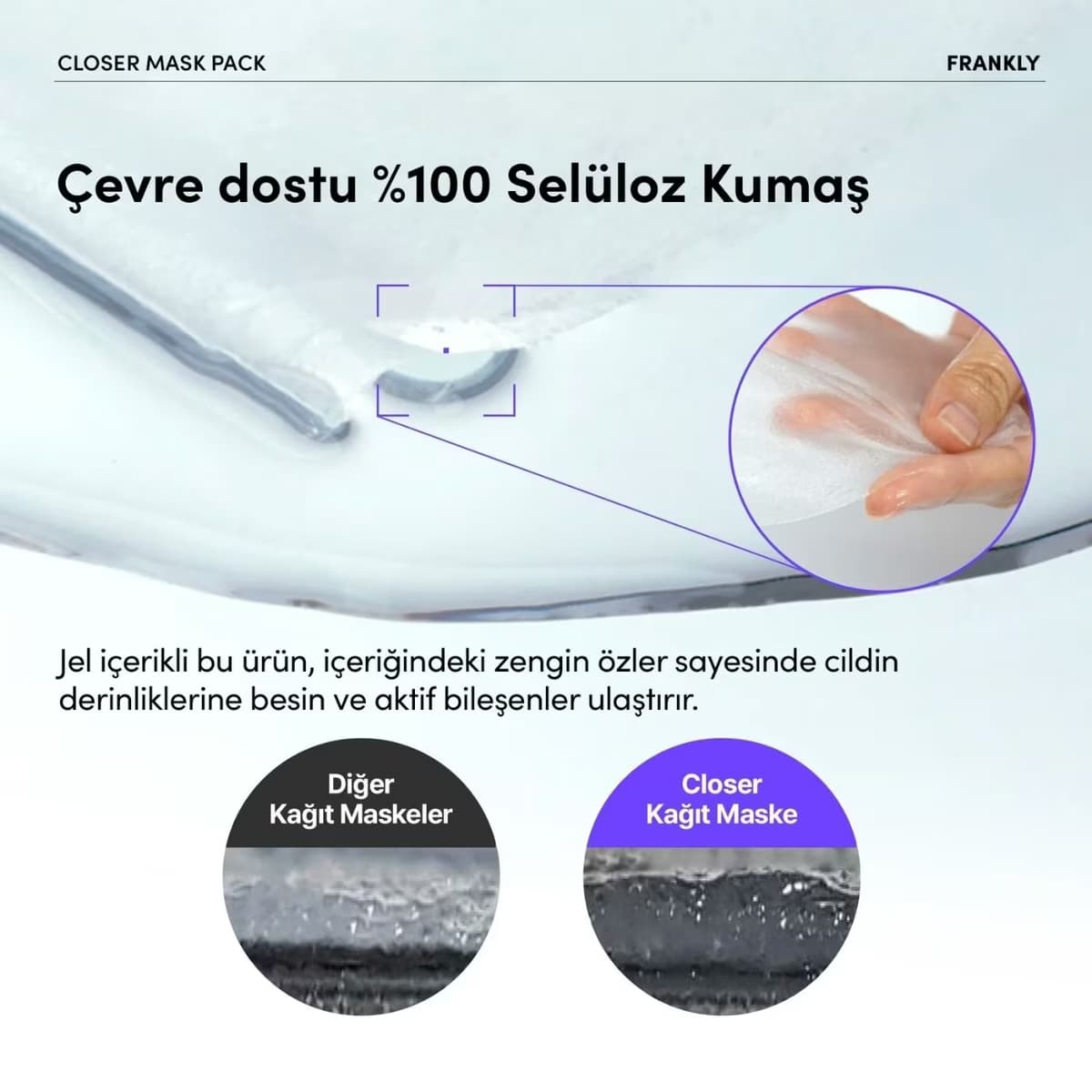 Frankly Closer Sheet Mask 10'lu 4