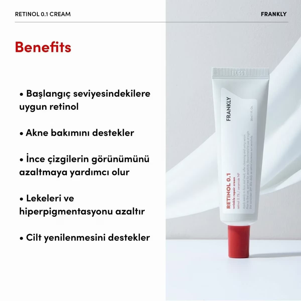 Frankly Retinol 0.1% Cream 30 ml 3