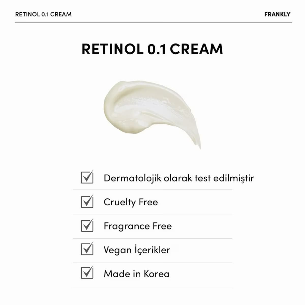 Frankly Retinol 0.1% Cream 30 ml 5
