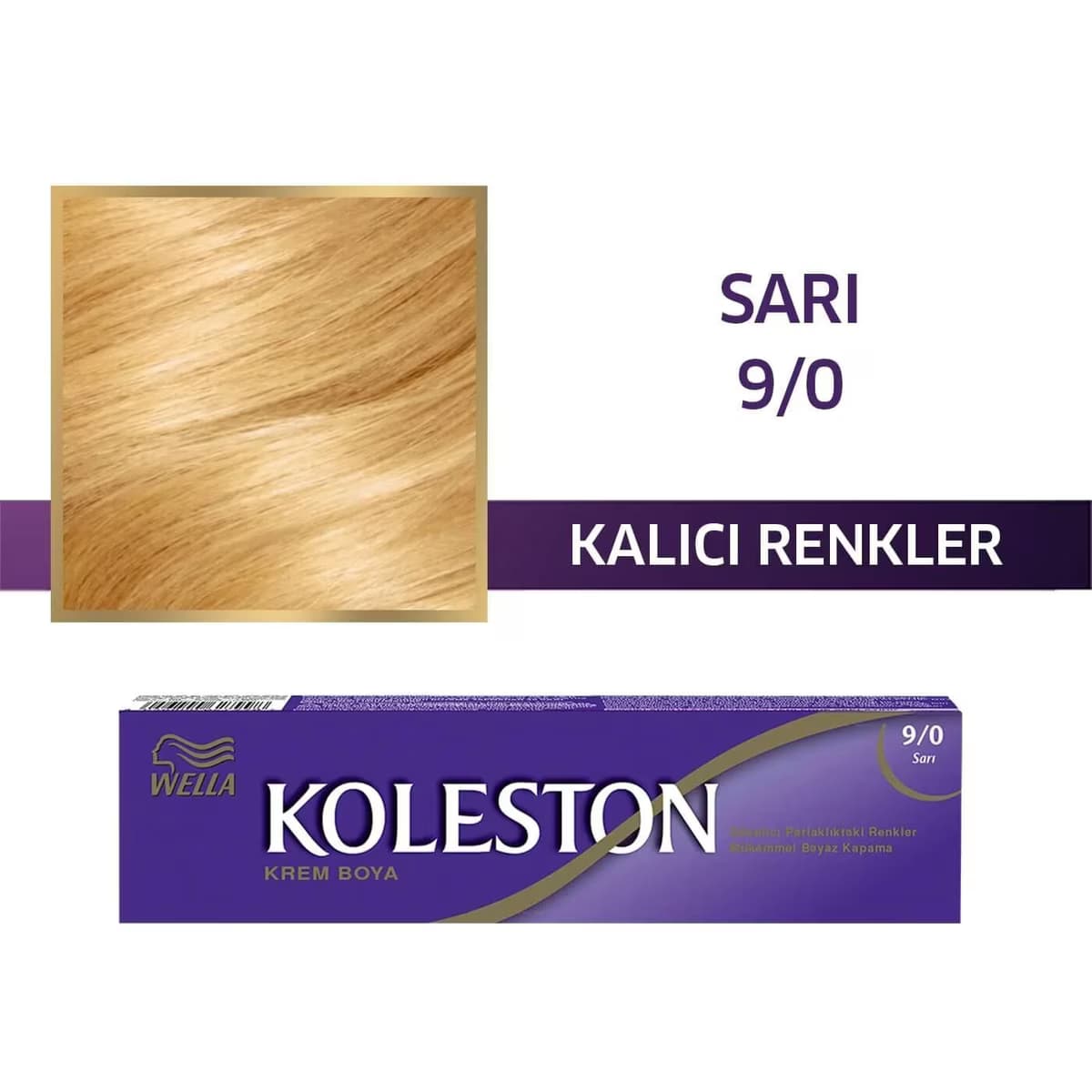 Koleston Tüp Saç Boyası Sarı 9/0 1 adet 2