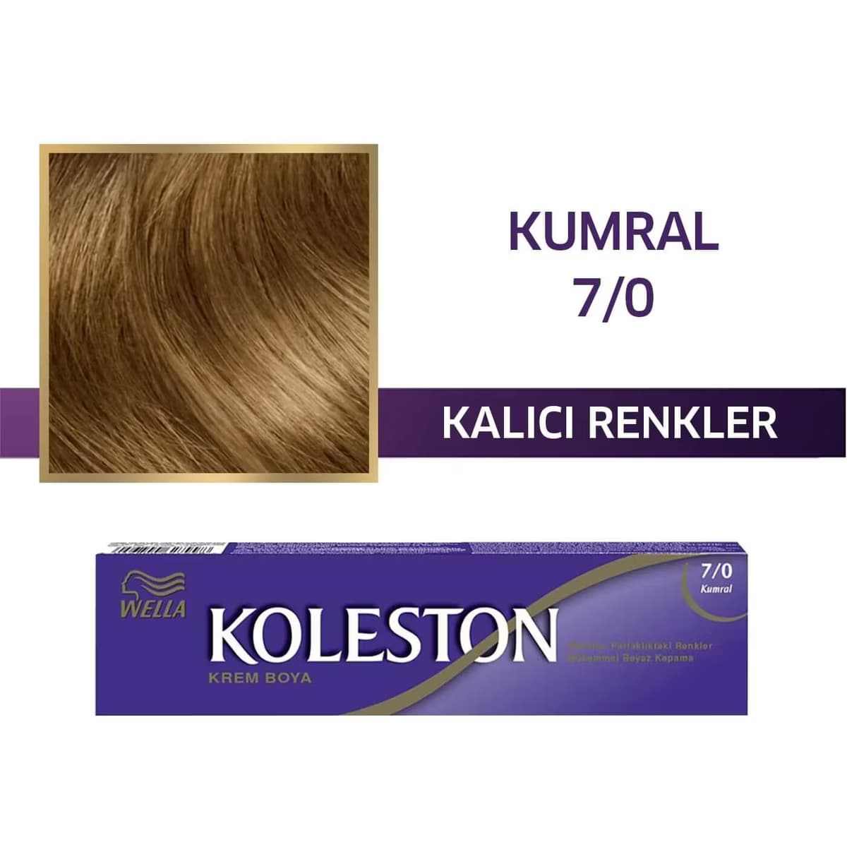 Koleston Tüp Saç Boyası Kumral 7/0 1 adet 2