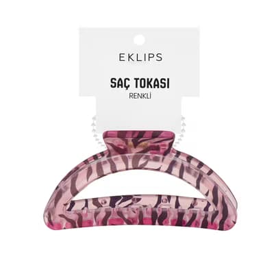 Eklips Zebra Oval Mandal Toka Pembe - Gratis