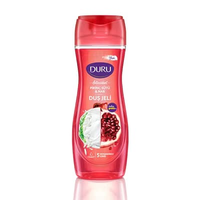 Duru Duş Jeli Pirinç Sütü &amp; Nar 450 ml - Gratis