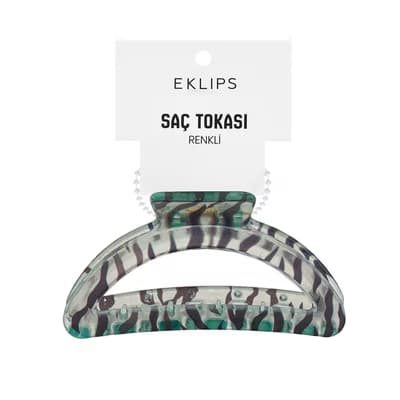 Eklips Zebra Oval Mandal Toka Yeşil - Gratis