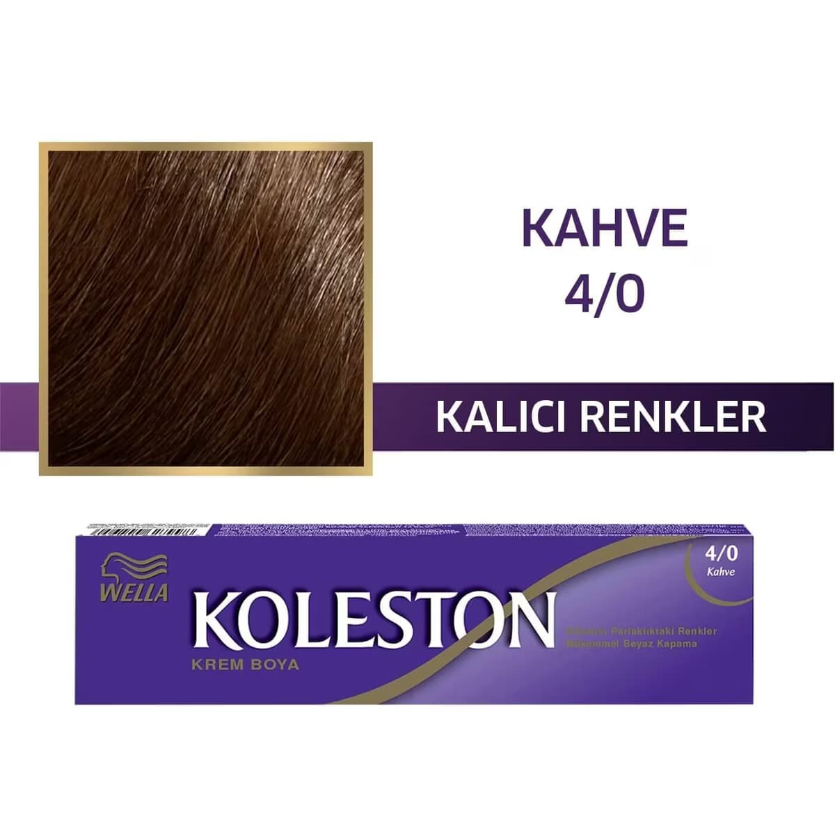 Koleston Tüp Saç Boyası Kahve 4/0 1 adet 2