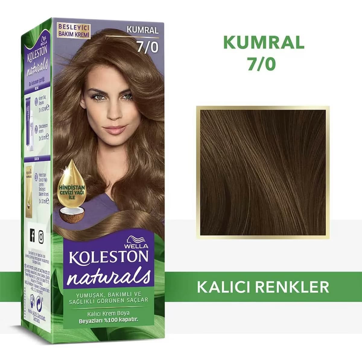 Koleston Naturals Saç Boyası 7/0 Kumral 2