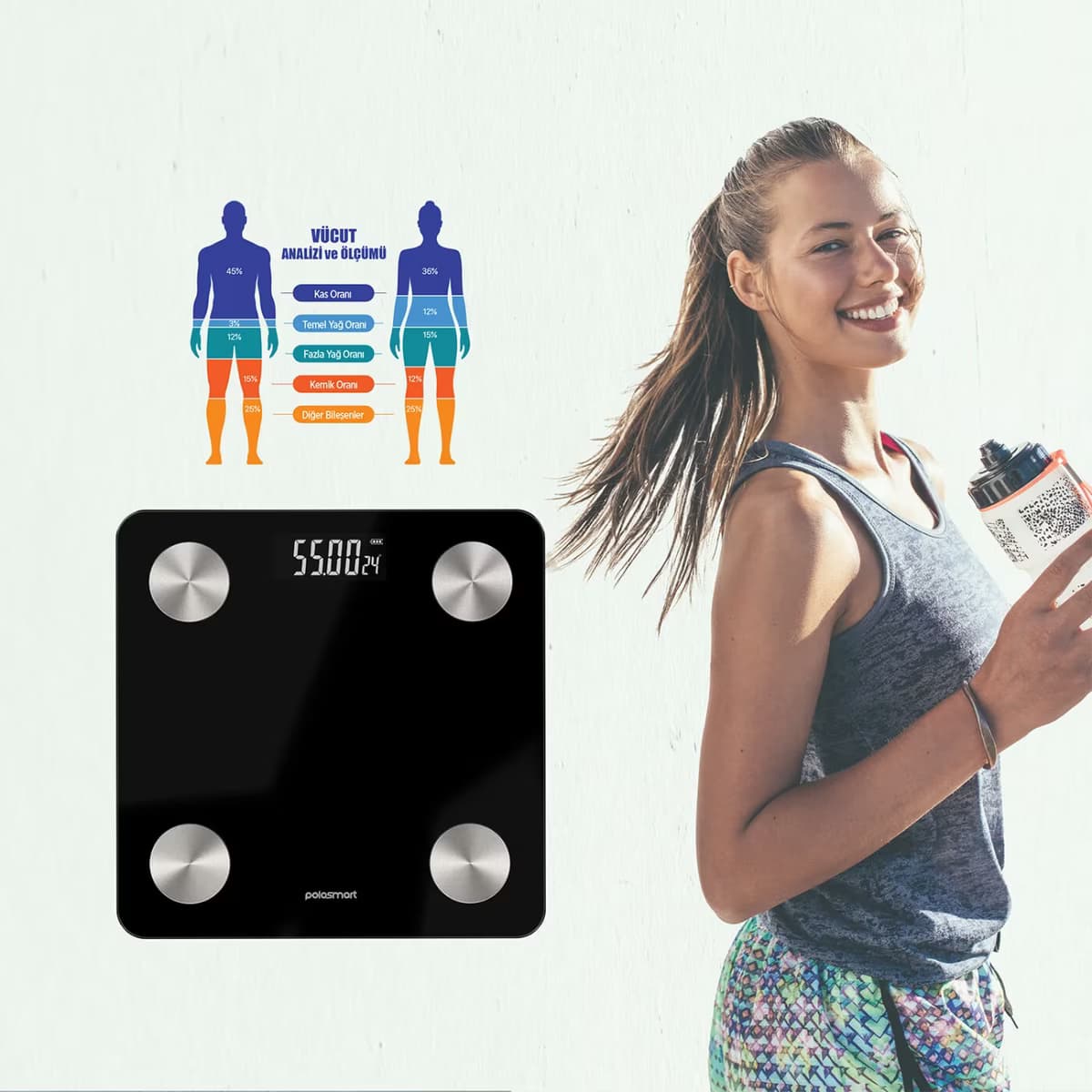 Polosmart Akıllı Tartı 3
