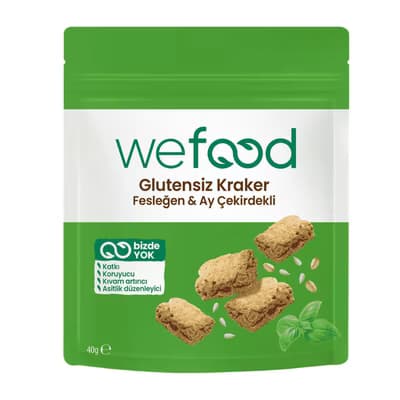 Wefood Fesleğenli Kraker 40 gr