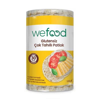 Wefood Çok Tahıllı Patlak 100 gr
