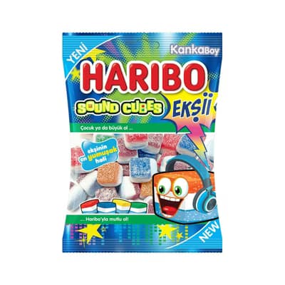 Haribo Ekşii Sound Cubes 70 gr