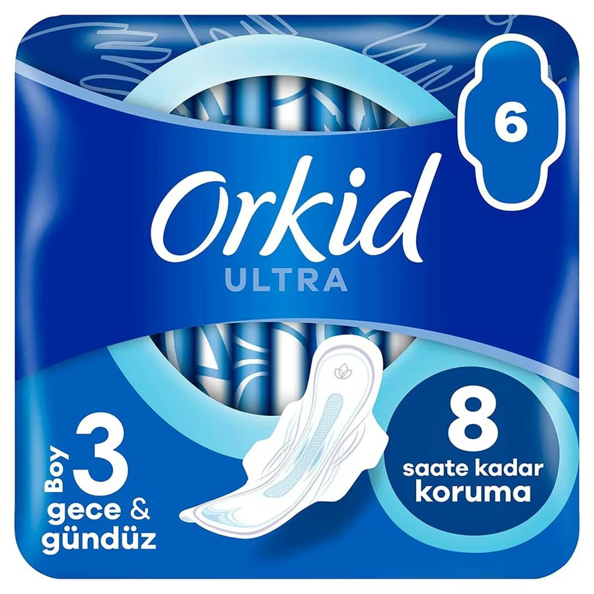 Orkid Hijyenik Ped Ultra Gece 6'lı
