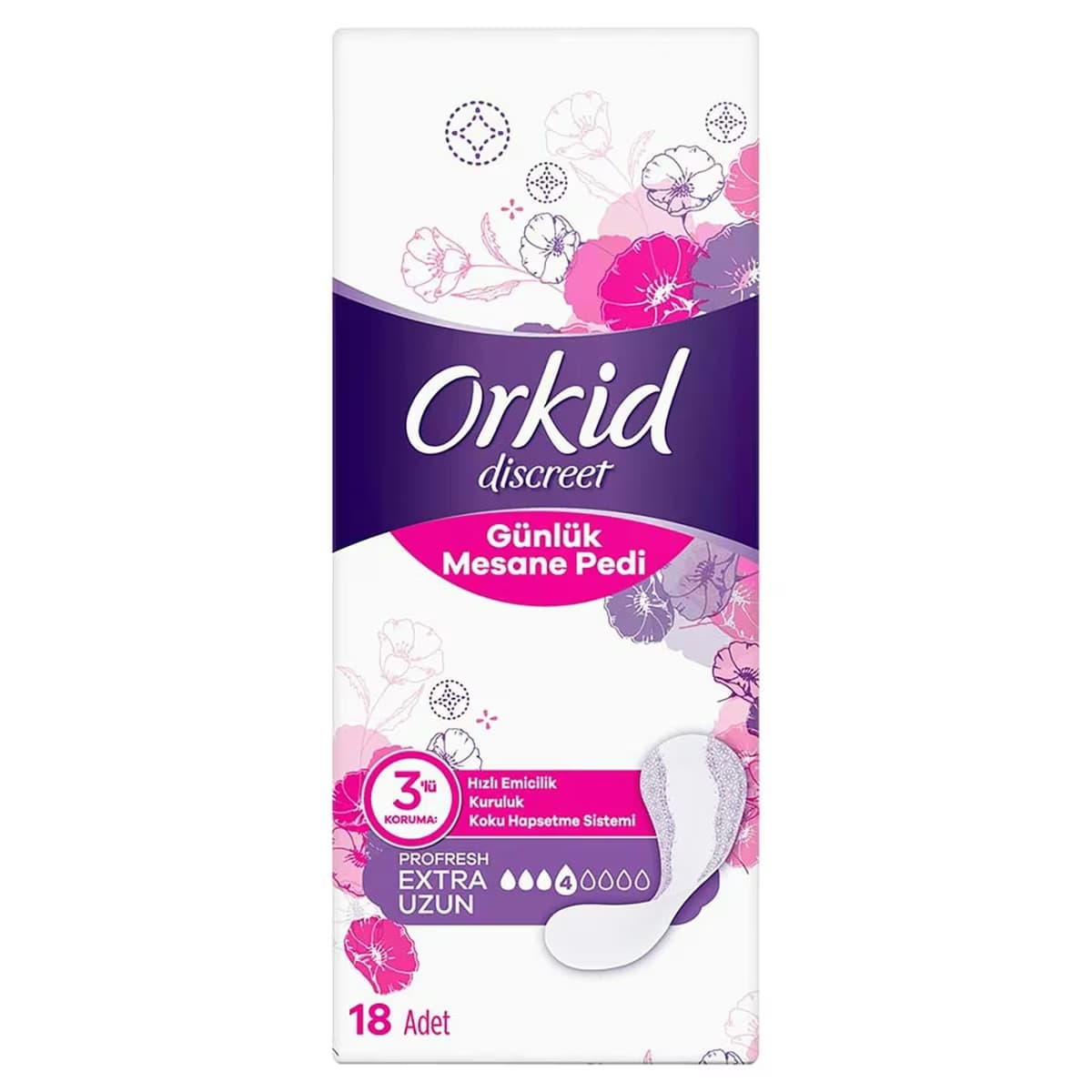 Orkid Mesane Pedi Extra Uzun 18'li 2