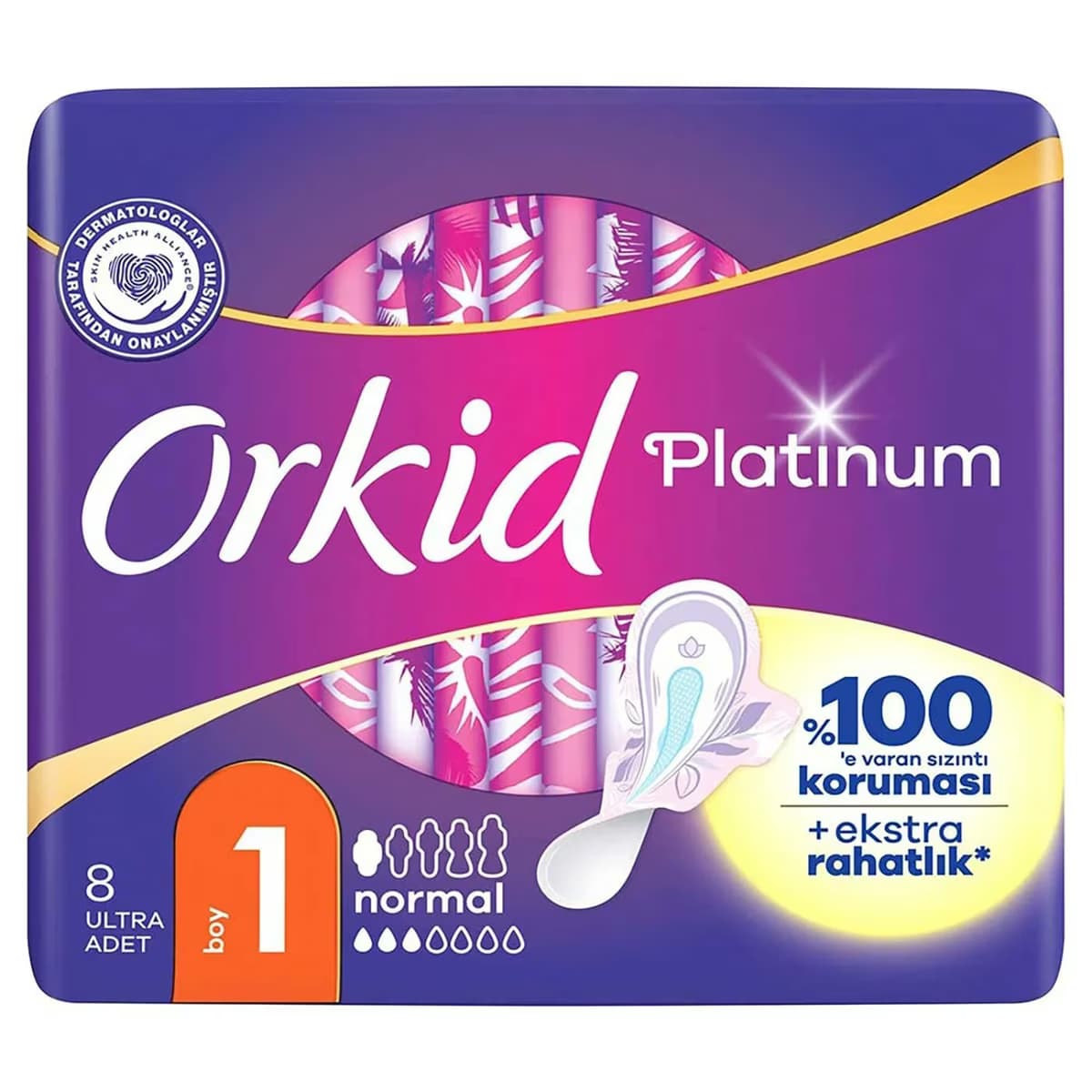 Orkid Hijyenik Ped Platinum Normal 8'li 2