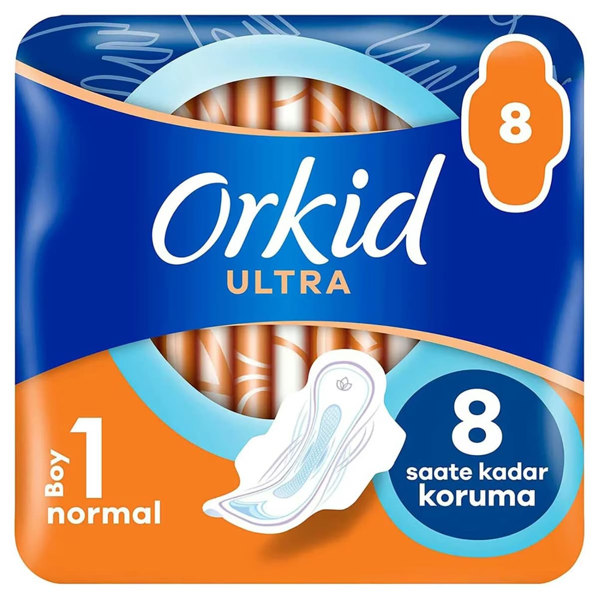 Orkid Hijyenik Ped Ultra Extra Normal 8'li