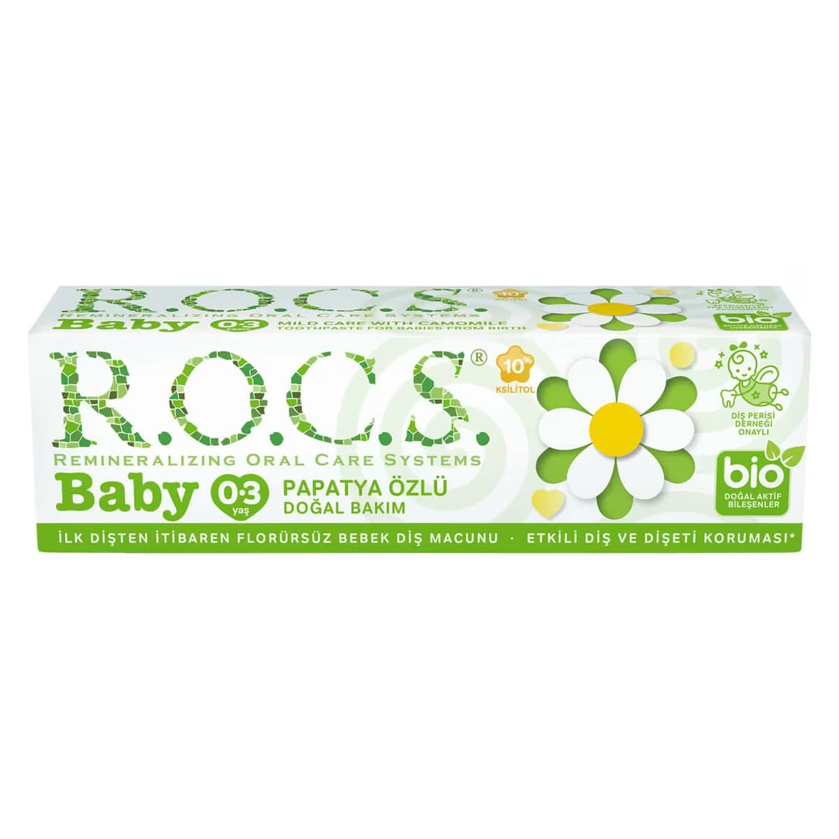 Rocs Diş Macunu Papatya Özlü 0 - 3 Yaş 35 ml 3