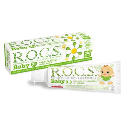 Rocs Diş Macunu Papatya Özlü 0 - 3 Yaş 35 ml