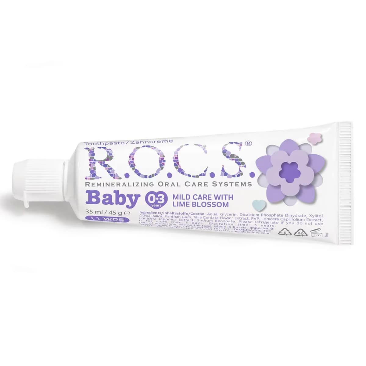 Rocs Diş Macunu Ihlamur Özlü 0 - 3 Yaş 35 ml 2