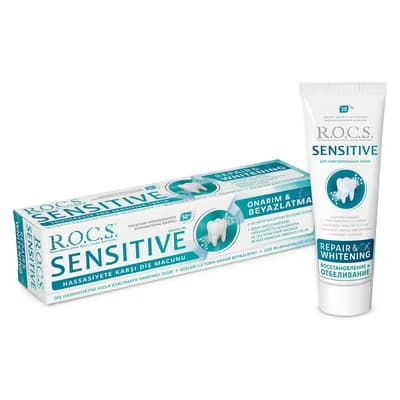 Rocs Diş Macunu Hassas Beyazlatıcı 75 ml