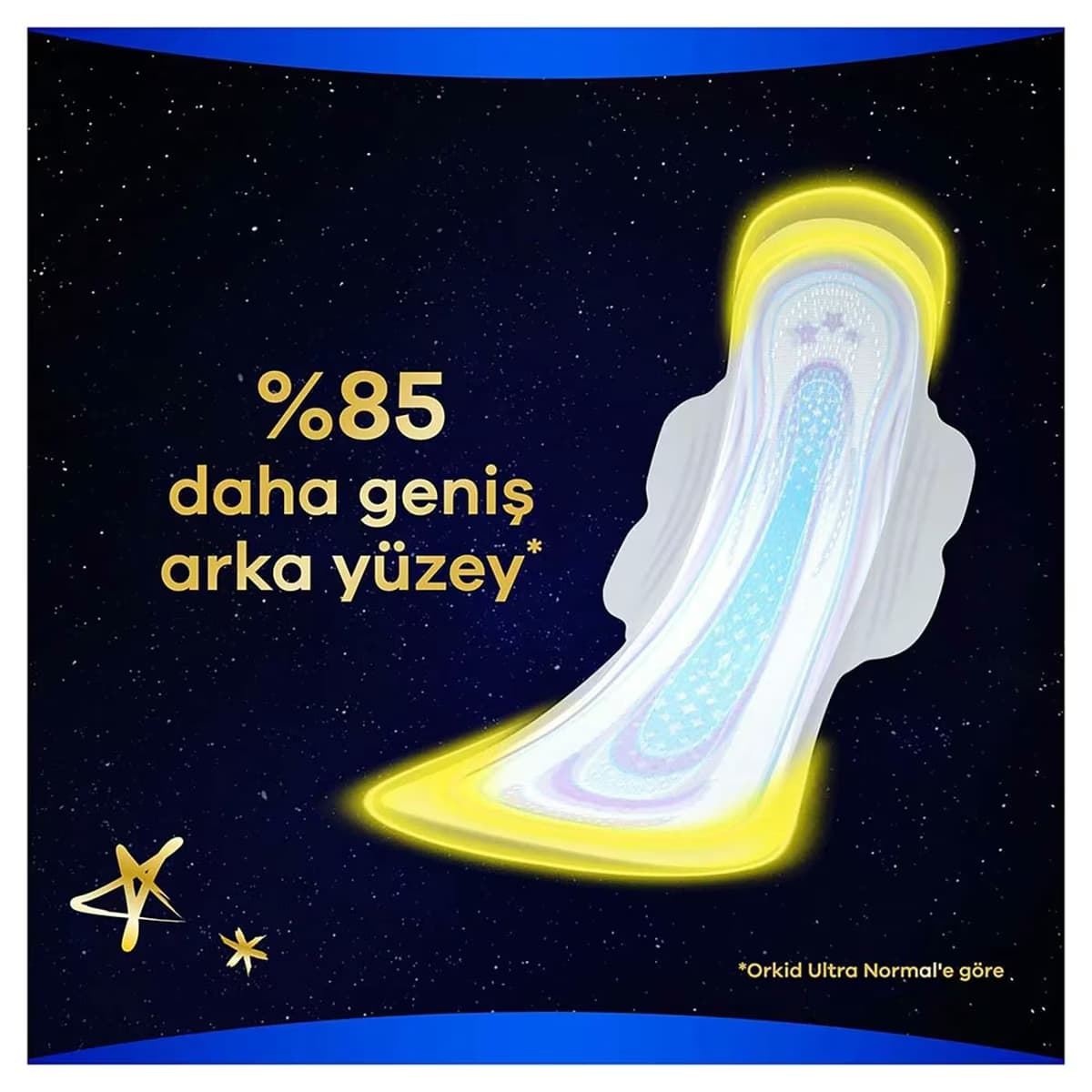 Orkid Hijyenik Ped Ultra Extra Gece 6'lı 4
