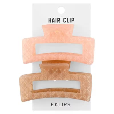 Eklips Buzlu Dikdörtgen Toka Pembe Kahve