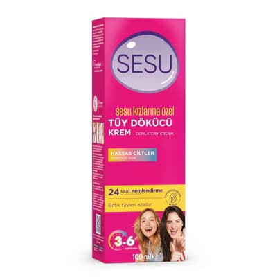 Sesu Tüy Dökücü Krem Himalaya Tuzu 100 ml