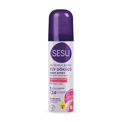 Sesu Tüy Dökücü Köpük Hassas Cilt 150 ml