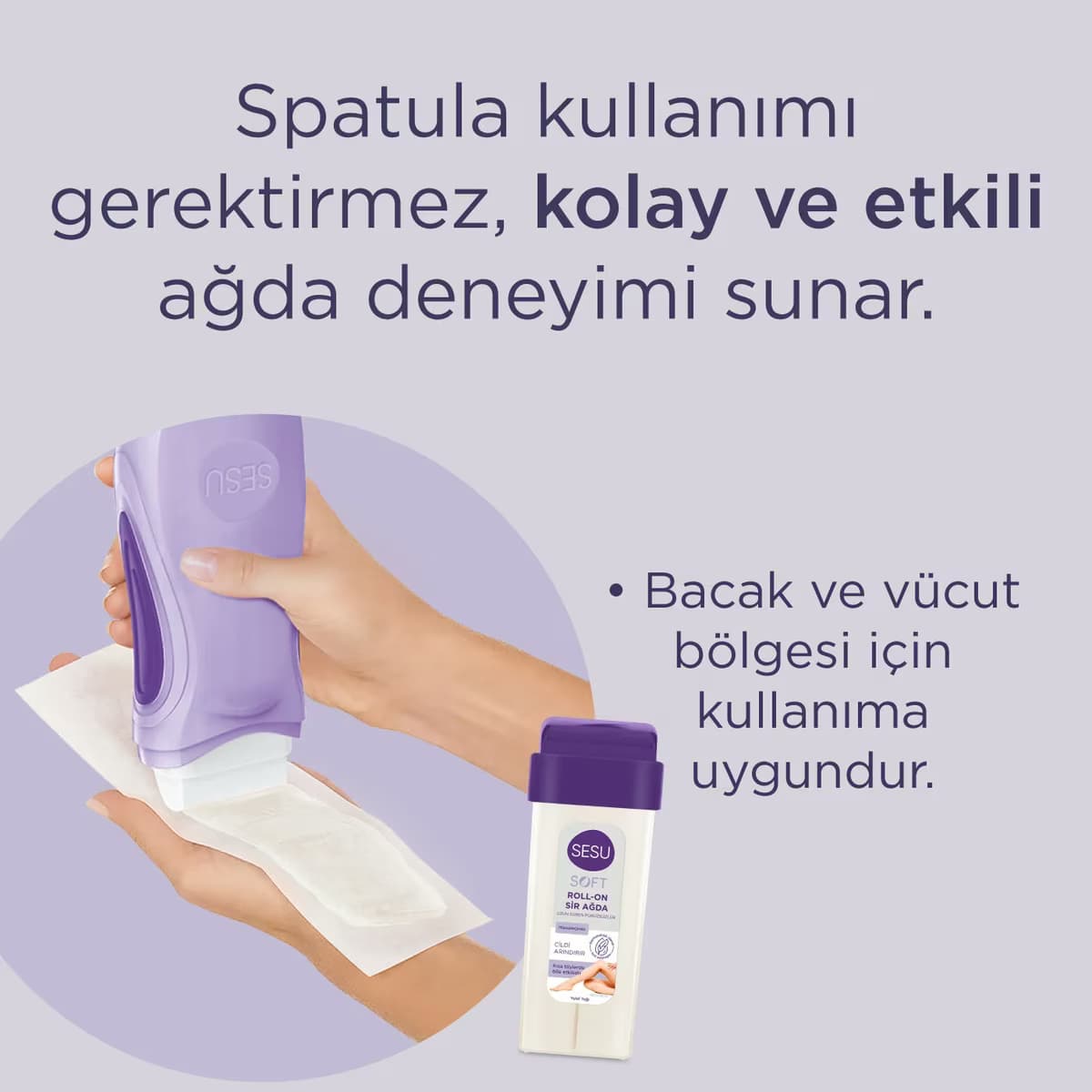 Sesu Roll-On Sir Ağda Soft 100 ml 5