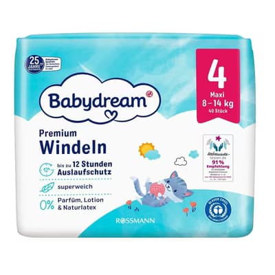 Babydream Bebek Bezi 4 Beden 40'lı