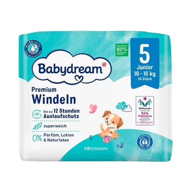 Babydream Bebek Bezi 5 Beden 34'lü