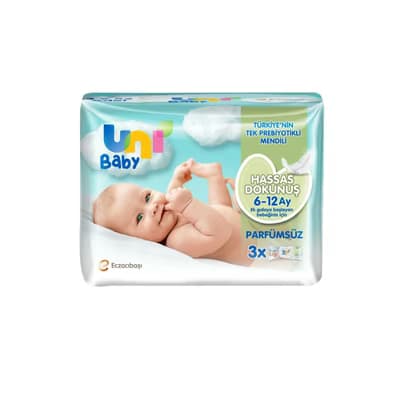 Uni Baby Islak Havlu Sensetive 3 x 52 adet