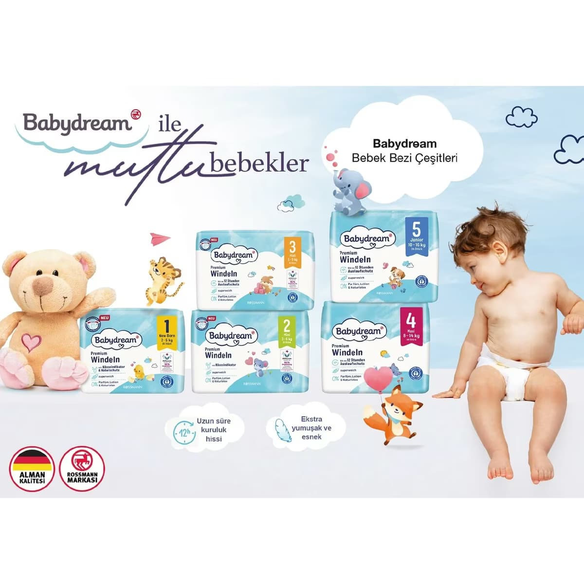 Babydream Bebek Bezi 2 Beden 36'lı 2