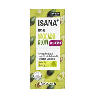 Isana Glow Maske Avokado 2 x 8 ml